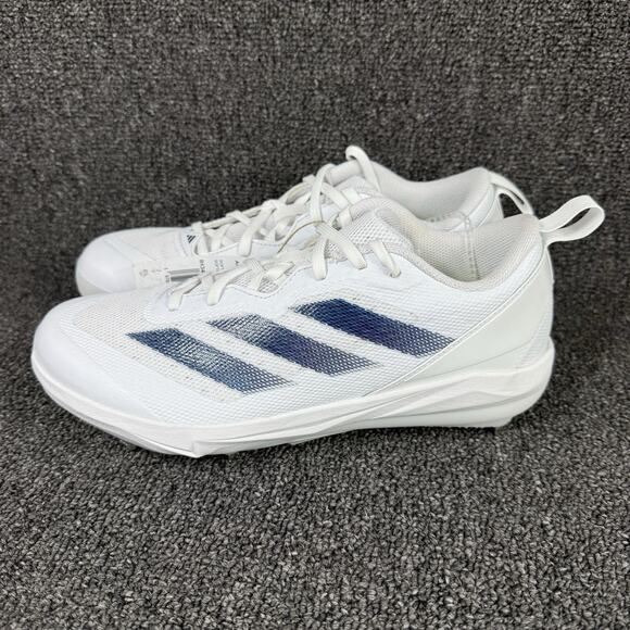 Adidas Adizero Instinct TP White Blue Softball Cleats IH3473 Women Size 8.5 - Picture 4 of 6